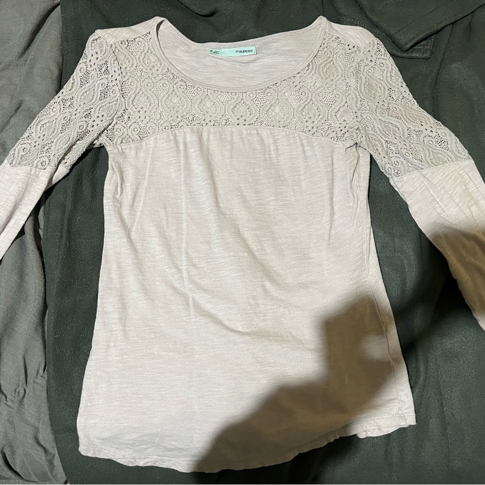 Maurice’s lace long sleeve